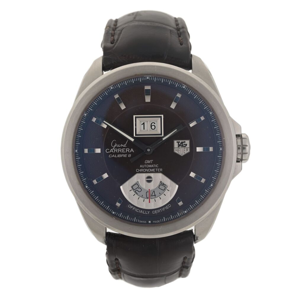 TAG Heuer Grand Carrera GMT Calibre 8 WAV5113 Brown 43mm Men's Watch